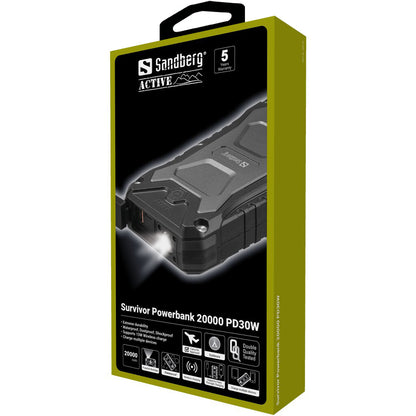 Sandberg Survivor Powerbank 20000 PD30W