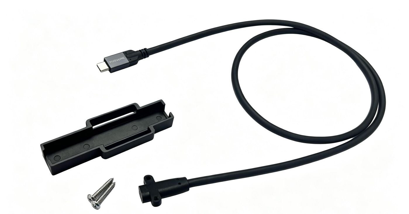 Vivolink USB-C male to female 2m Last Meter Guard Cable USB cable USB 3.2 Gen 2 (3.1 Gen 2) USB C Black