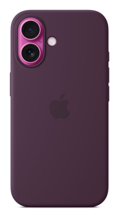 Apple iPhone 16 Silicone Case with MagSafe - Plum