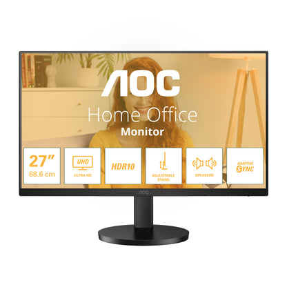 AOC U27B3AF computer monitor 68.6 cm (27") 3840 x 2160 pixels 4K Ultra HD LED Black