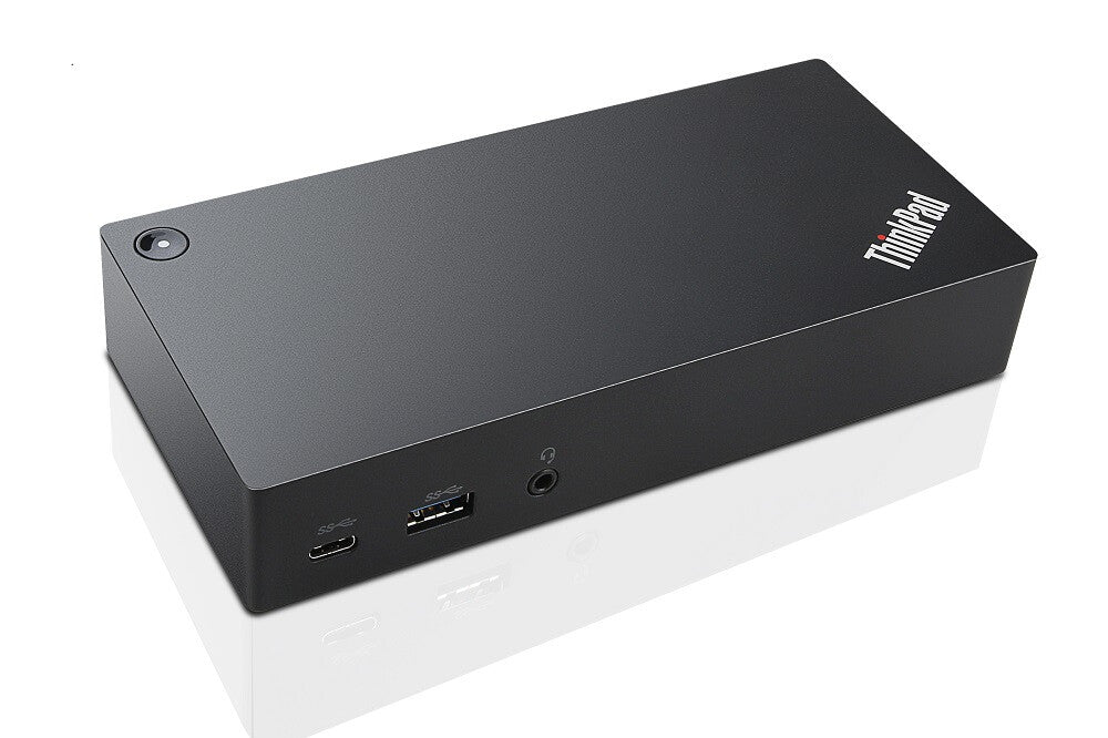 Lenovo 40A90090EU laptop dock/port replicator Wired USB 3.2 Gen 1 (3.1 Gen 1) Type-C Black
