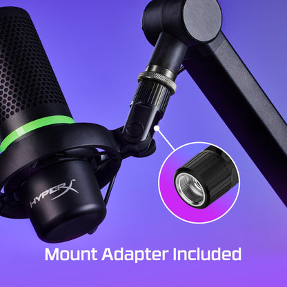 HyperX DuoCast - USB Microphone (Black) - RGB Lighting