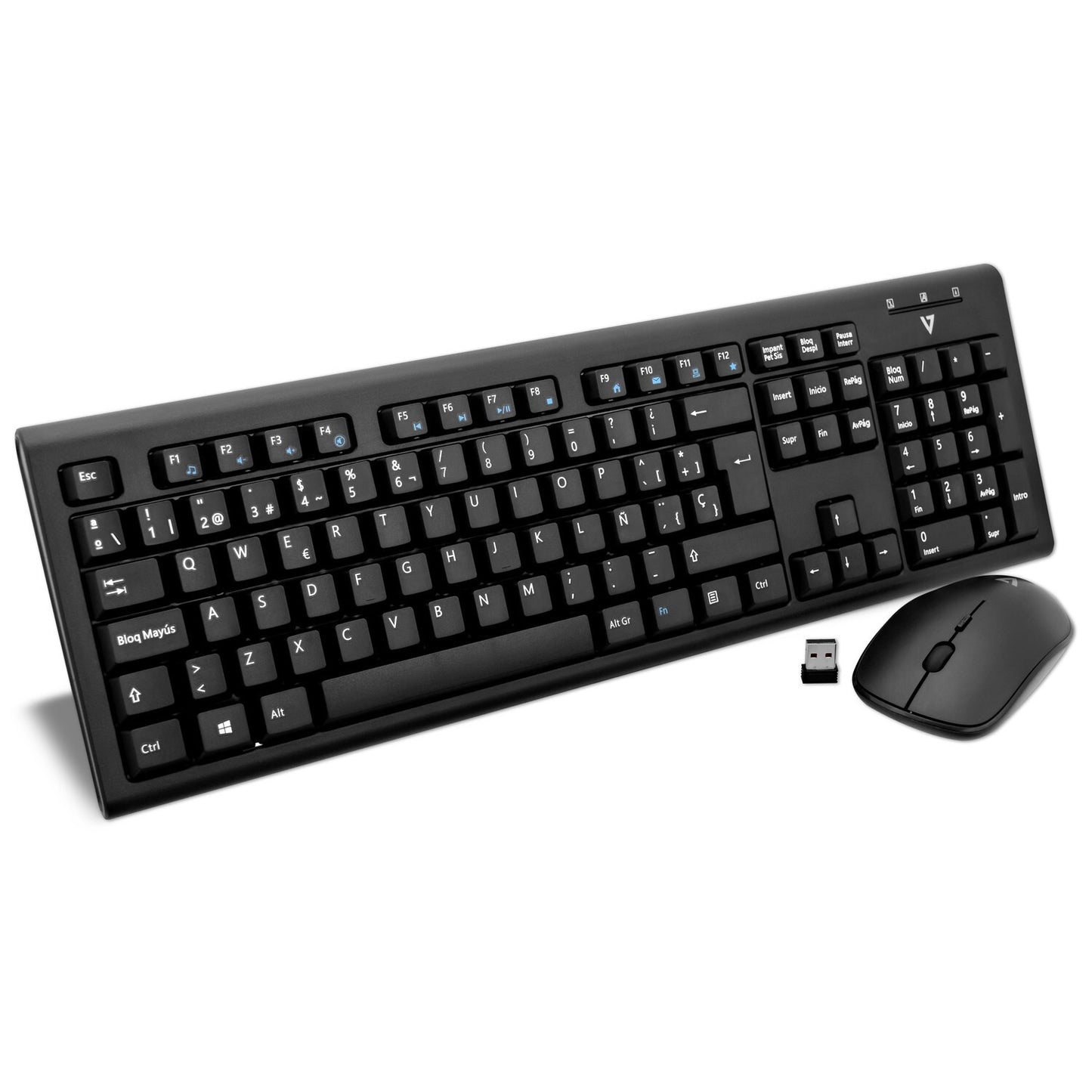 V7 Wireless Keyboard and Mouse Combo – ES