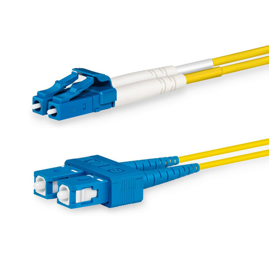 Lanview LVO231491 InfiniBand/fibre optic cable 1 m 2x LC 2x SC Yellow