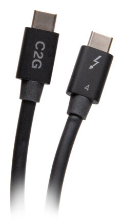 C2G 2.5ft (0.8m) Thunderbolt™ 4 USB-C® Cable (40Gbps)