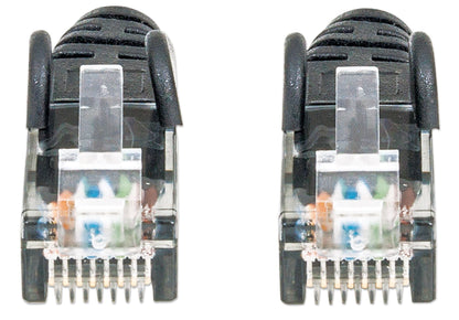 Intellinet Network Patch Cable, Cat6, 20m, Black, CCA, U/UTP, PVC, RJ45, Gold Plated Contacts, Snagless, Booted, Lifetime Warranty