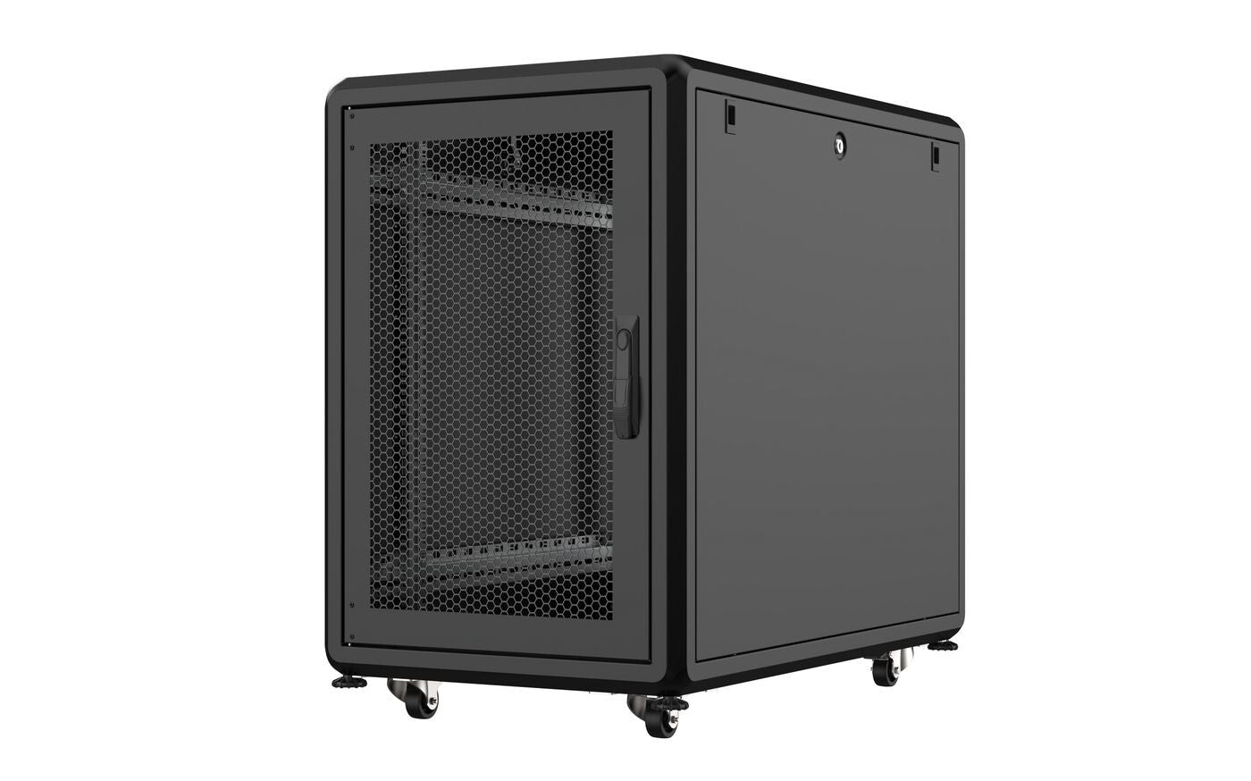 Lanview RSL16U61BL rack cabinet 16U Freestanding rack Black