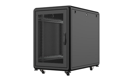 Lanview RSL16U61BL rack cabinet 16U Freestanding rack Black