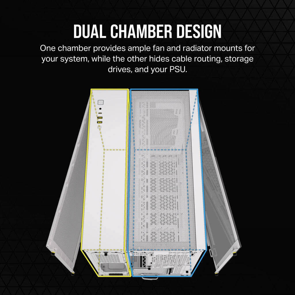 Corsair 2500D AIRFLOW Midi Tower White
