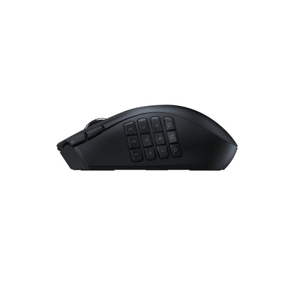 Razer Naga V2 HyperSpeed mouse Gaming Right-hand RF Wireless + Bluetooth Optical 30000 DPI