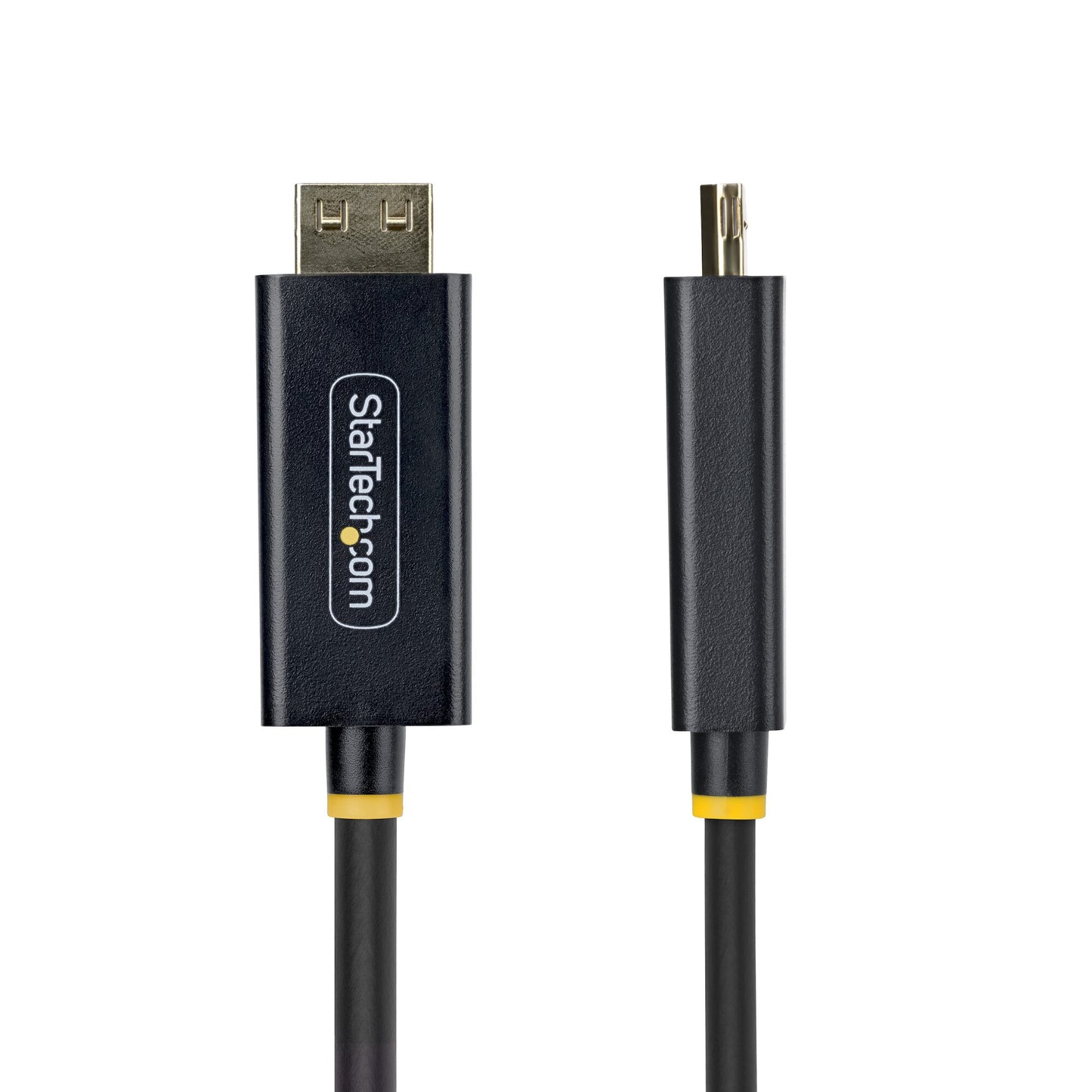 StarTech.com 1m DisplayPort to HDMI Adapter Cable with Gripping Connectors, 4K 60Hz, HDR, Uni-Directional DP to HDMI Video Converter, DP Desktop to HDMI Monitor