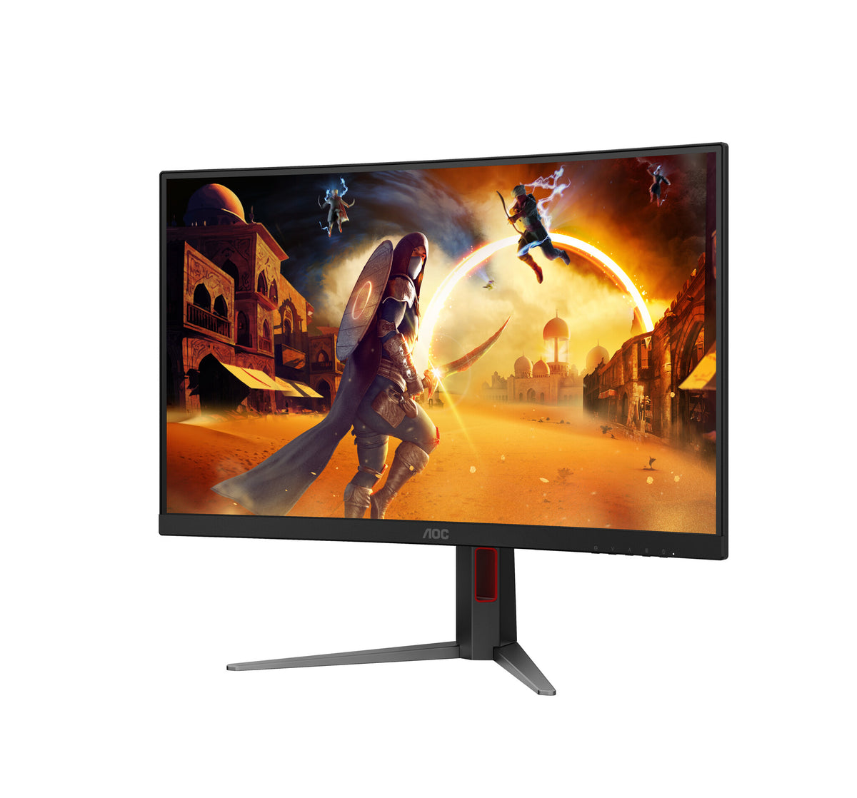 AOC G4 Gaming computer monitor 68.6 cm (27") 2560 x 1440 pixels Quad HD LED Black, Red