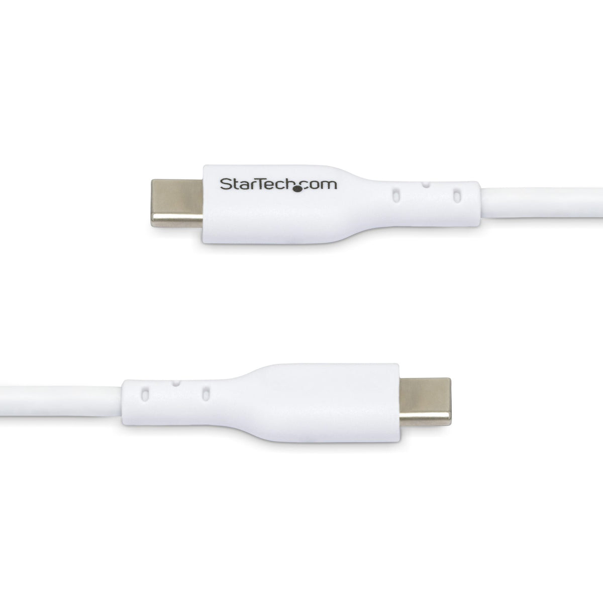 StarTech.com 10ft (3m) USB-C Charging Cable, Charge & Sync, 60W (3A) PD, USB 2.0 Laptop Charger Cable, TPE Jacket - White USB C Charging Cord