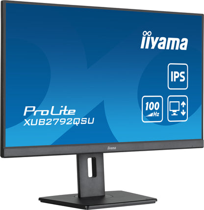 iiyama ProLite XUB2792QSU-B6 computer monitor 68.6 cm (27") 2560 x 1440 pixels Full HD LED Black