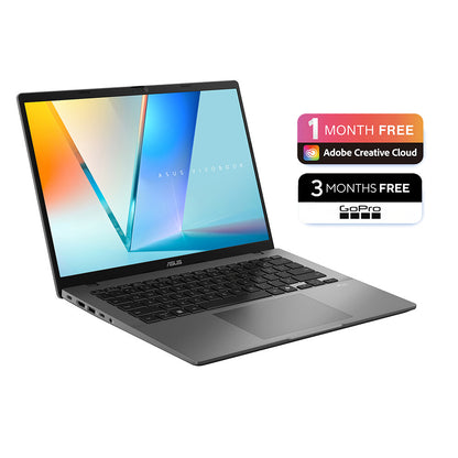ASUS Vivobook S14 M3407GA-SF015W AMD Ryzen™ AI 7 445 Laptop 35.6 cm (14") WUXGA 16 GB DDR5-SDRAM 1 TB SSD Wi-Fi 6 (802.11ax) Windows 11 Home Grey