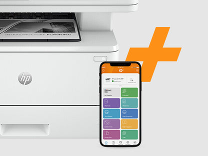 HP LaserJet Pro 4102fdn Multifunction Black and white Printer, Ethernet Only; Copier, Scanner