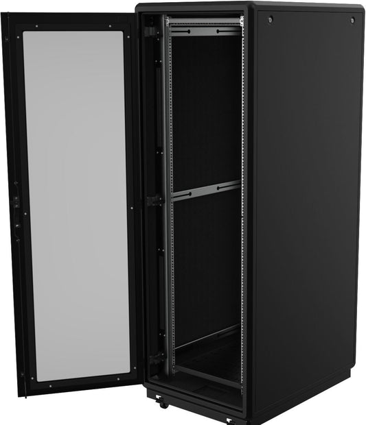 Lanview RDLAK26U758BL rack cabinet 26U Freestanding rack Black