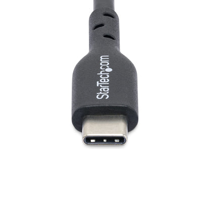 StarTech.com 13ft (4m) USB-C Charging Cable, Charge & Sync, 60W (3A) PD, USB 2.0 Laptop Charger Cable, TPE Jacket - Black USB C Charging Cord
