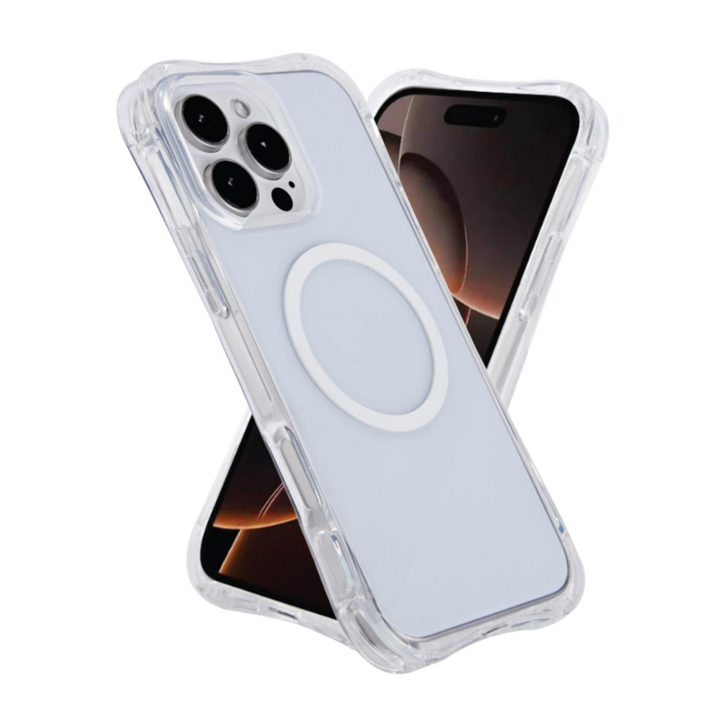 eSTUFF INFINITE (GRS) PORTO iPhone 12 Pro - iPhone 16 Pro Clear Magnetic Cover mobile phone case Transparent