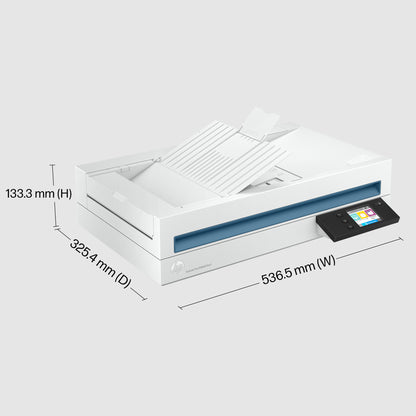 HP ScanJet Pro N4600 fnw1 Flatbed scanner 1200 x 1200 DPI A5 White