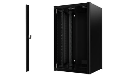 Lanview RWM20U56BL rack cabinet 20U Wall mounted rack Black