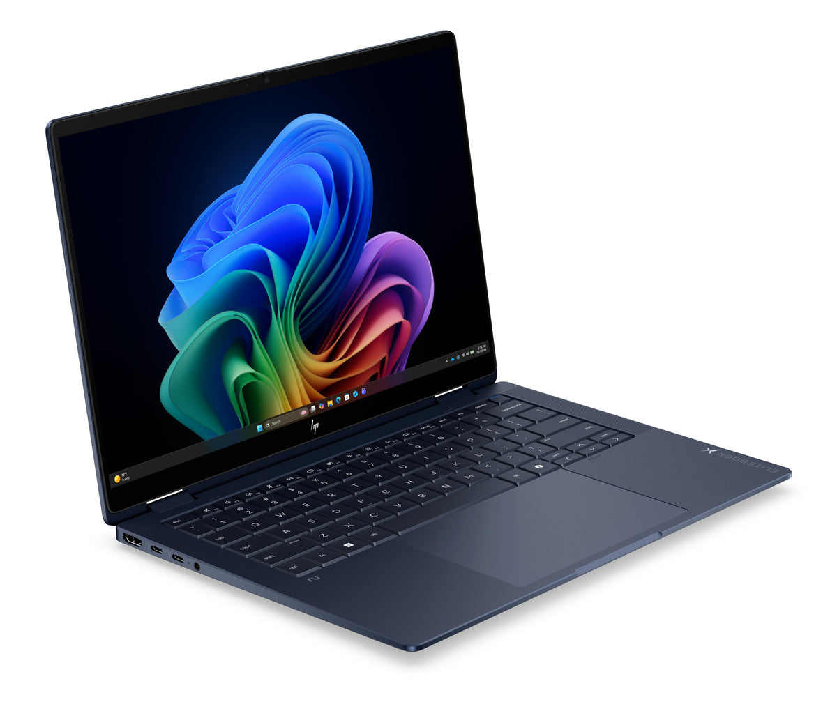 HP EliteBook X Flip G2i 14 inch Notebook Next Gen AI PC Wolf Pro Security Edition Copilot+ PC Intel Core Ultra 7 356H Hybrid (2-in-1) 35.6 cm (14") Touchscreen 3K 32 GB LPDDR5x-SDRAM 512 GB SSD Wi-Fi 7 (802.11be) Windows 11 Pro Blue
