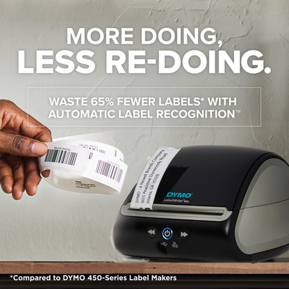 DYMO LabelWriter 5XL Label Printer | Automatic Label Recognition Label Maker | Prints Extra-Wide Shipping Labels from AmazonDHL & More | Perfect for eCommerce Sellers | EU 2 Pin Plug