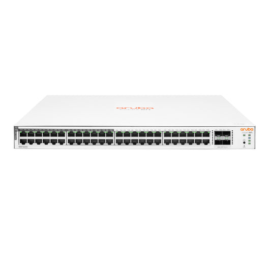 HPE Aruba Networking Aruba Instant On 1830 48G 24p Class4 PoE 4SFP 370 W network switch, Managed, 48-port