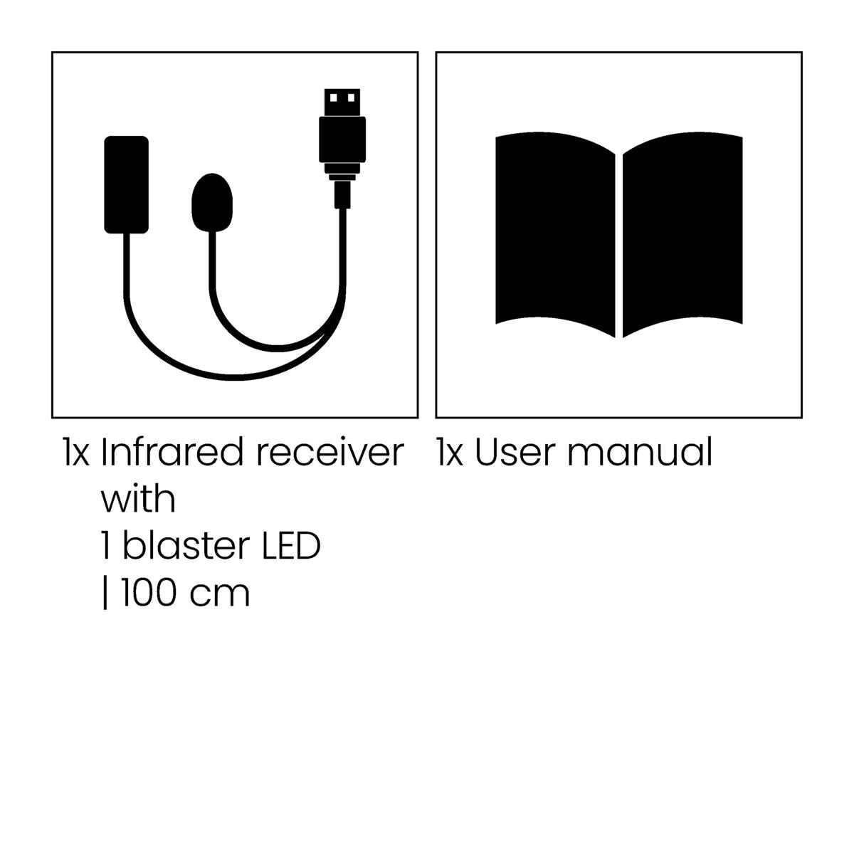 Marmitek IR 100 USB - IR extender - USB powered - 1 appl.