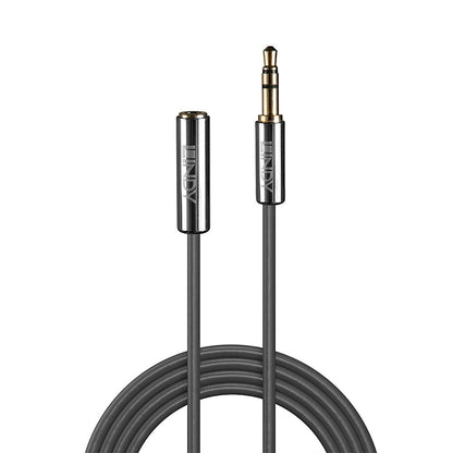 Lindy 2m 3.5mm Extension Audio Cable, Cromo Line