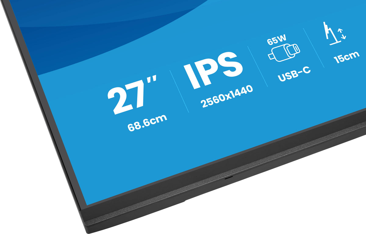 iiyama ProLite XB2797QSN-B1 computer monitor 68.6 cm (27") 2560 x 1440 pixels Quad HD LCD Black