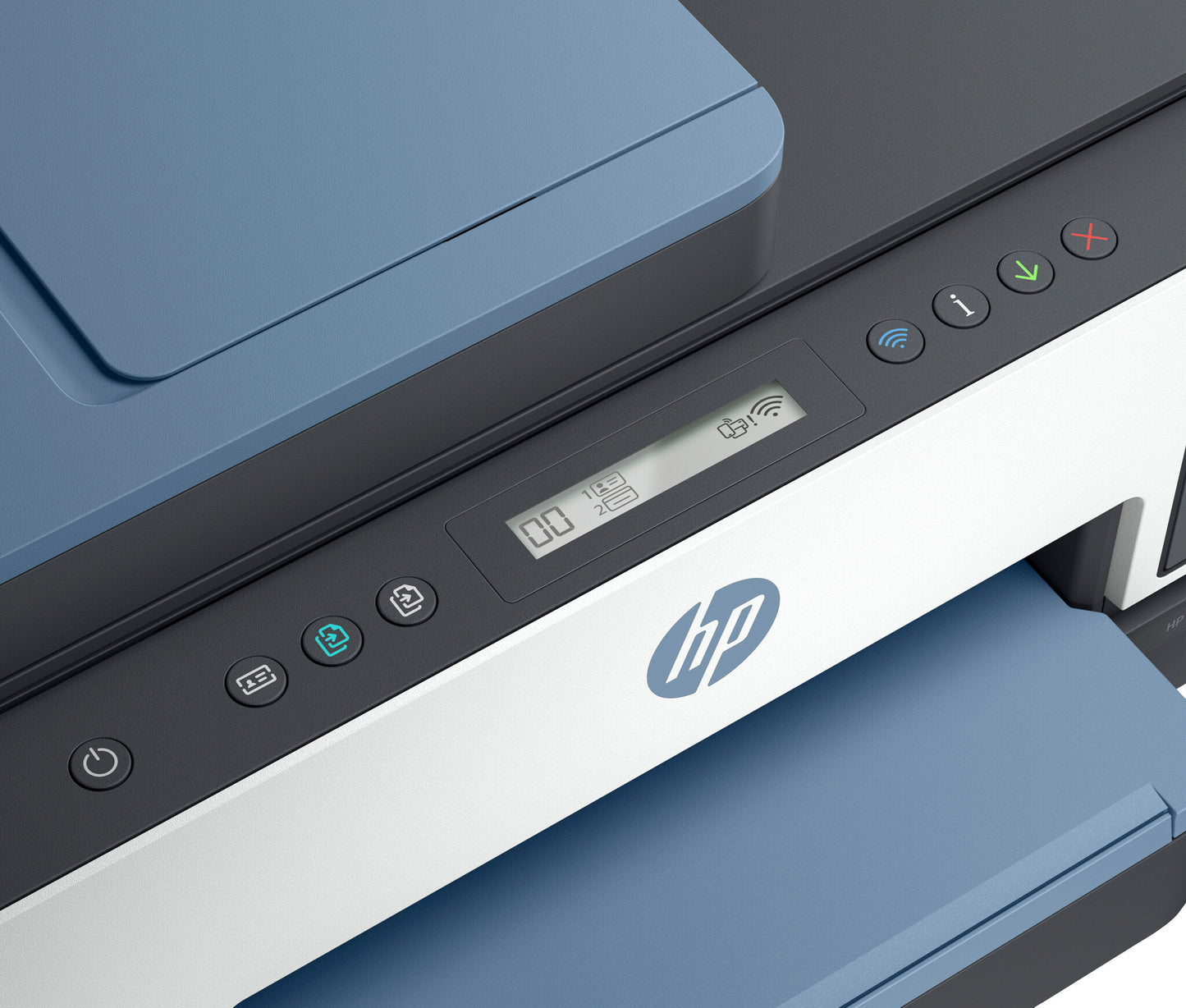 HP Smart Tank 7308 Wireless All-in-One Color Printer, Up to 2 Years of ink included; Two-sided printing; Copier, Scanner