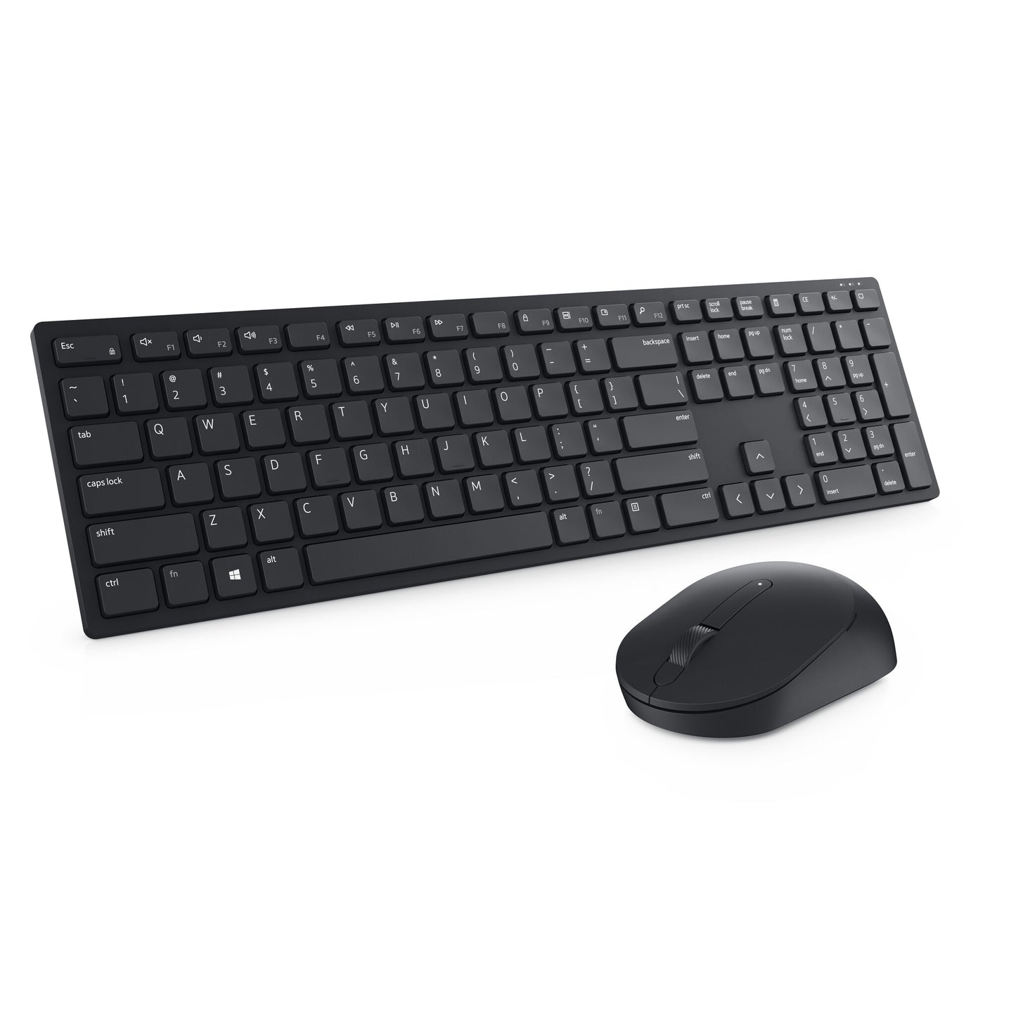 DELL Pro Keyboard and Mouse - KM5221W - Pan-Nordic (QWERTY) - Black