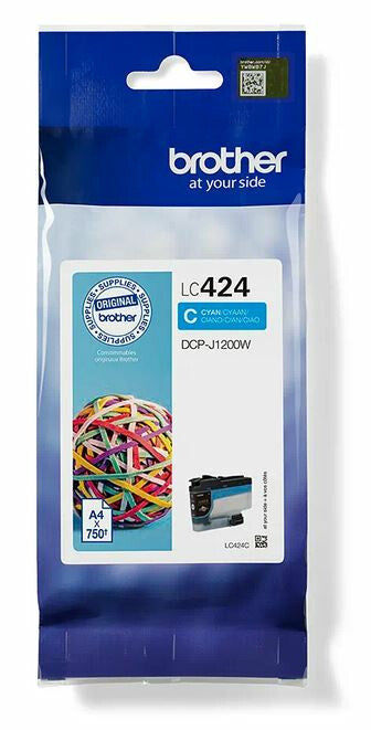 Brother LC-424C ink cartridge 1 pc(s) Original Cyan