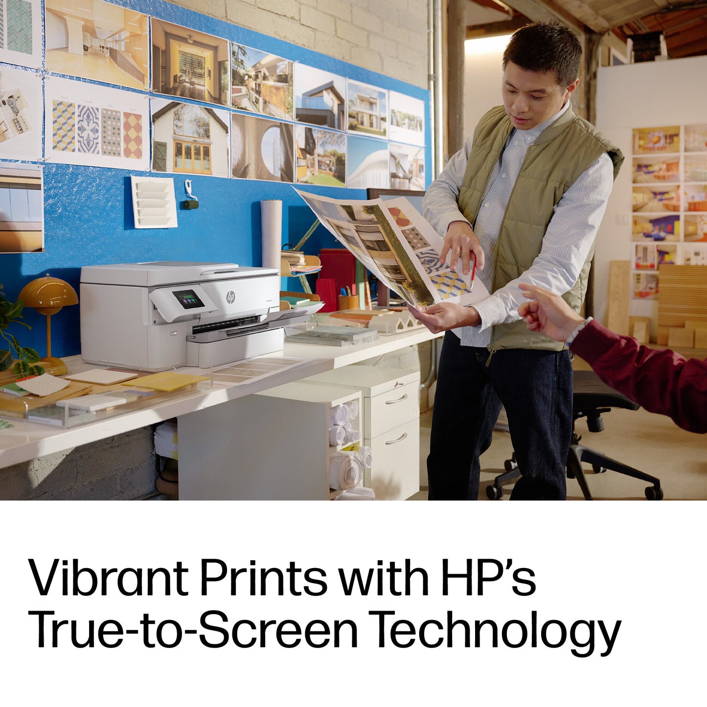 HP OfficeJet Pro 9720e Wireless All-in-One Color Printer, Two-sided printing; Copier, Scanner