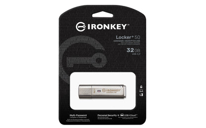 Kingston Technology IronKey 32GB IKLP50 AES USB, w/256bit Encryption