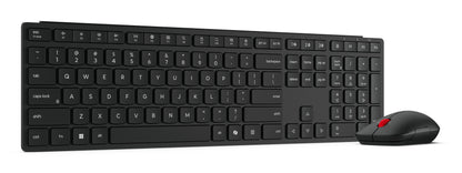 Lenovo 4X31S04814 keyboard Mouse included Office RF Wireless + Bluetooth German Black