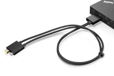 Lenovo 4X90U90616 USB graphics adapter Black