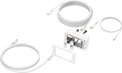 Vision TC3-PK3M socket-outlet HDMI + USB Type-B White