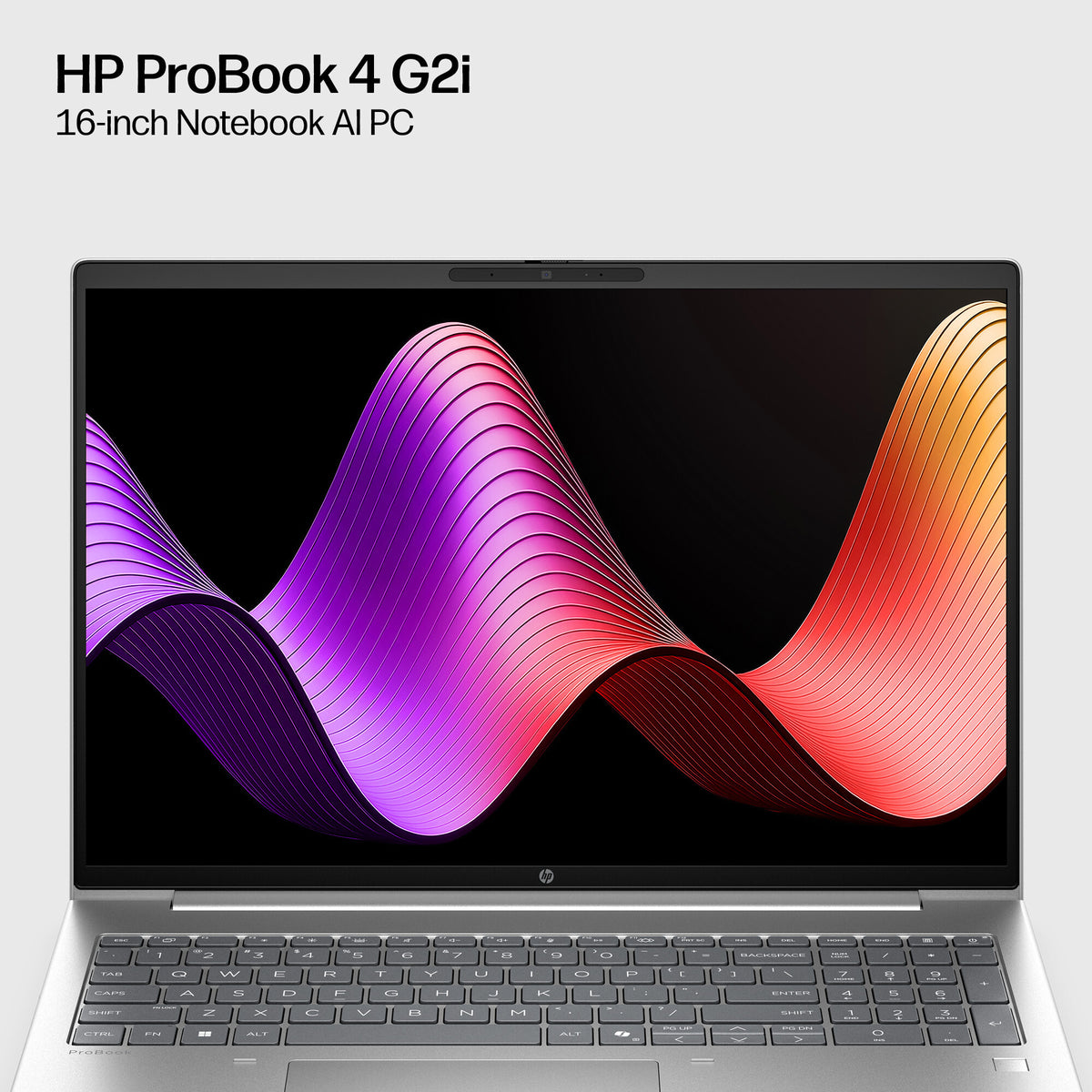 HP ProBook 4 G2i 16 AI PC Intel Core 5 320 Laptop 40.6 cm (16") WUXGA 16 GB DDR5-SDRAM 512 GB SSD Wi-Fi 6E (802.11ax) Windows 11 Pro Silver