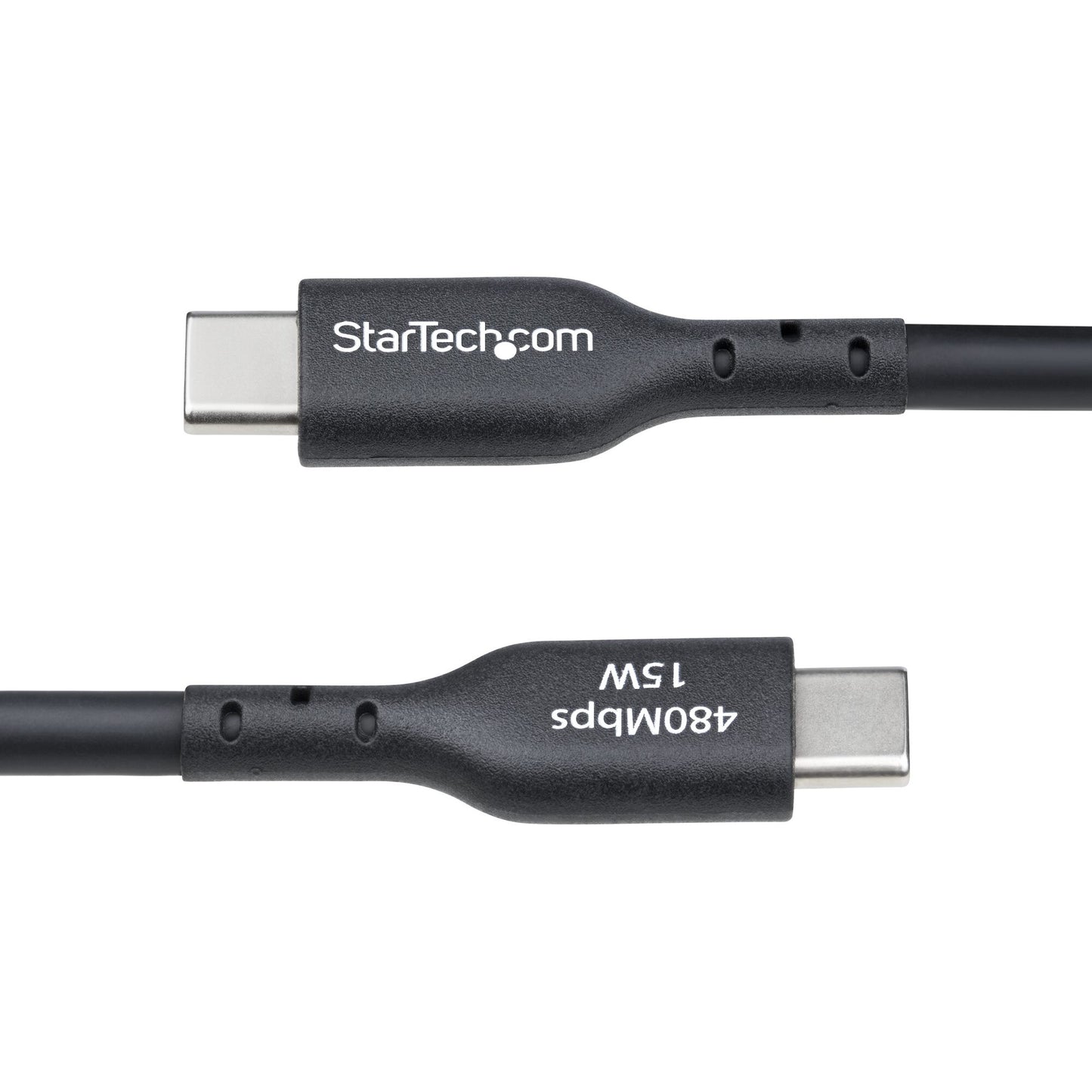 StarTech.com 4m (13ft) USB-A to USB-C Charging Cable, Charge & Sync, 3A, USB 2.0, TPE Jacket - Black USB Charging Cord