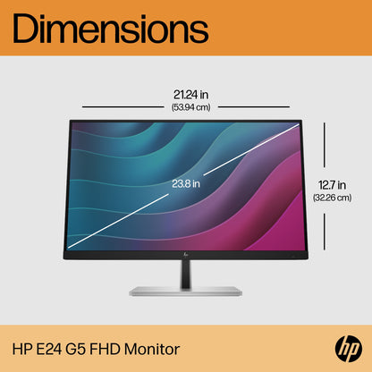 HP E24 G5 FHD PVC Free Monitor