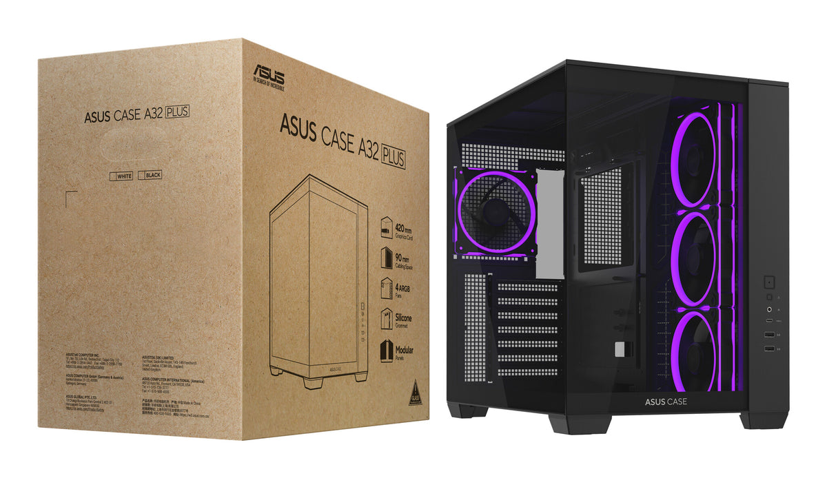 ASUS A32 PLUS Midi Tower Black