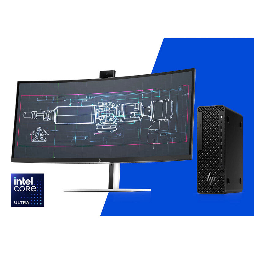 HP Z2 G1i Intel Core Ultra 7 265 32 GB DDR5-SDRAM 1 TB SSD NVIDIA RTX A400 Windows 11 Pro SFF Workstation AI Workstation, AI PC Black