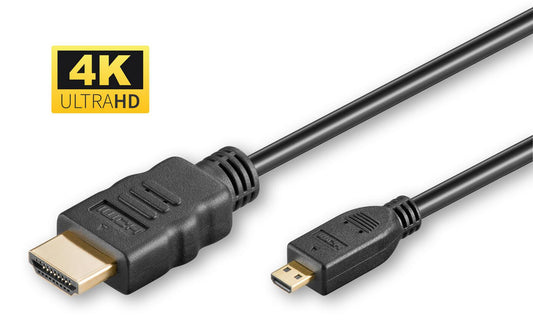 Microconnect 4K HDMI A-D cable, 5m