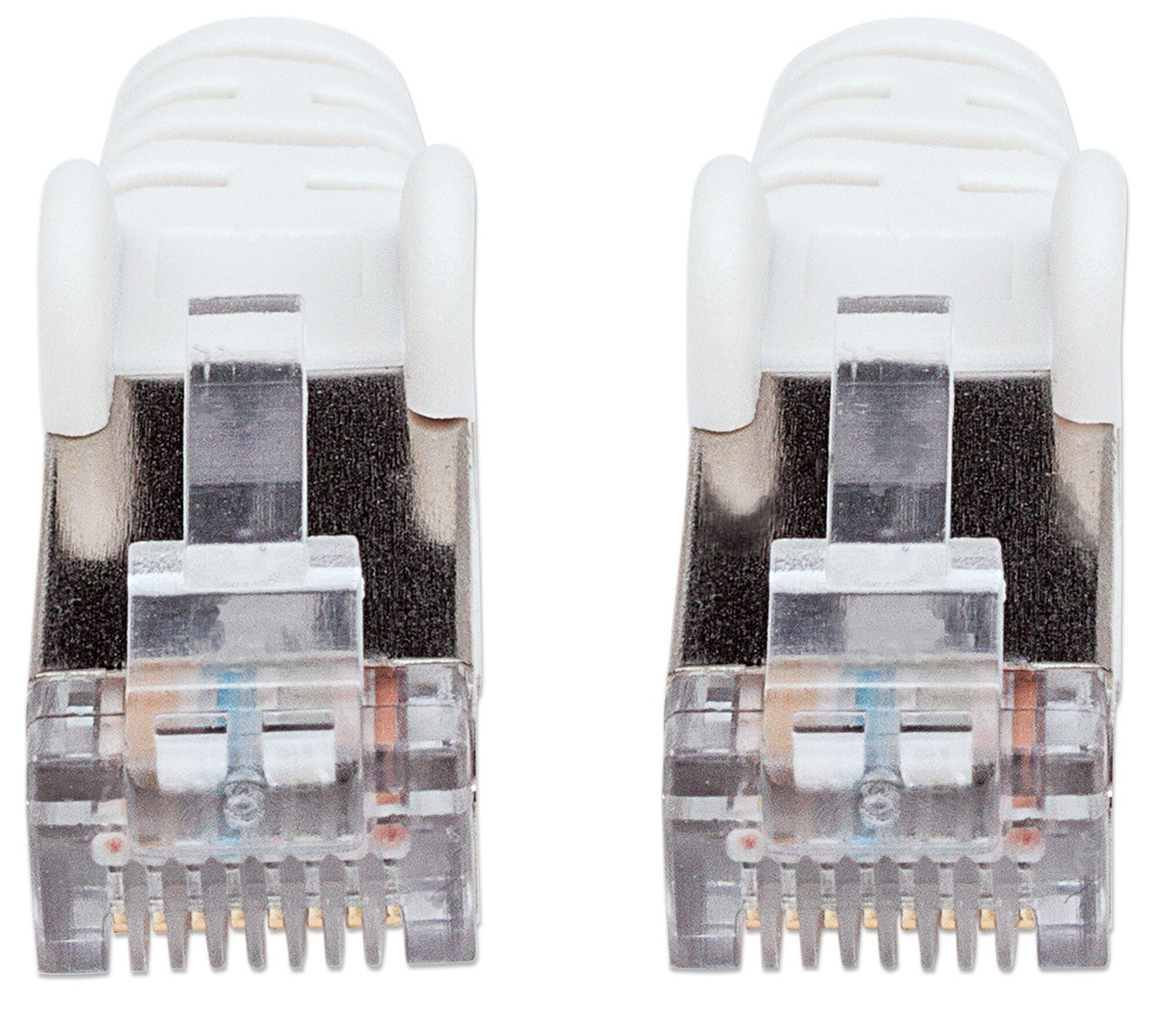 Intellinet Network Patch Cable, Cat6, 3m, White, Copper, S/FTP, LSOH / LSZH, PVC, RJ45, Gold Plated Contacts, Snagless, Booted, Lifetime Warranty