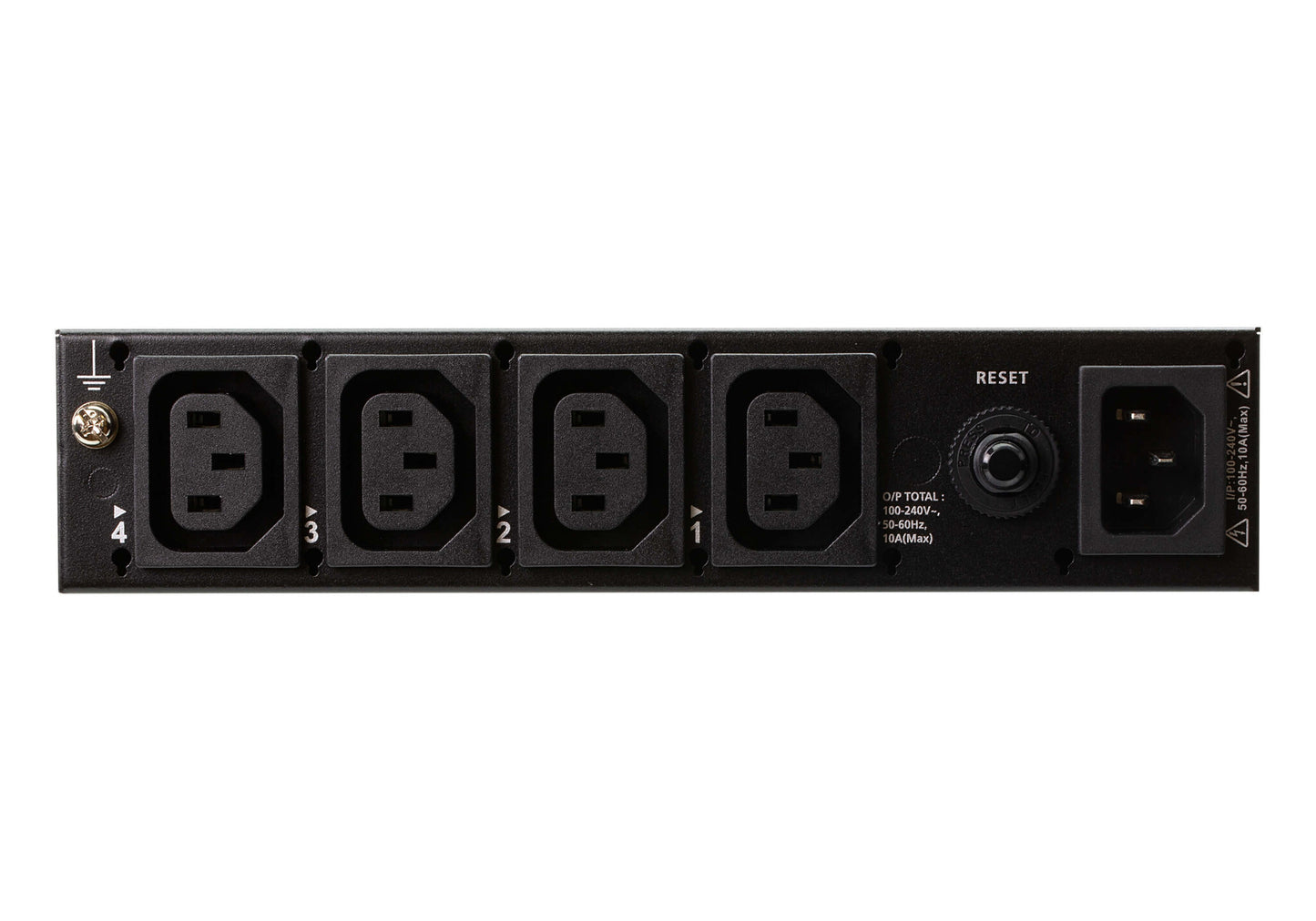 ATEN PE4104G power distribution unit (PDU) 4 AC outlet(s) 1U Black