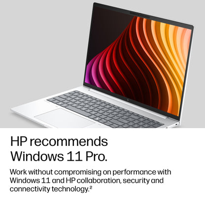 HP EliteBook 8 G2i 16 inch Notebook Next Gen AI PC Wolf Pro Security Edition Copilot+ PC Intel Core Ultra 7 365 Laptop 40.6 cm (16") WUXGA 32 GB LPDDR5x-SDRAM 512 GB SSD Wi-Fi 7 (802.11be) Windows 11 Pro Silver