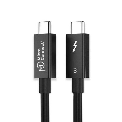 Microconnect TB3020 Thunderbolt cable 2 m 20 Gbit/s Black