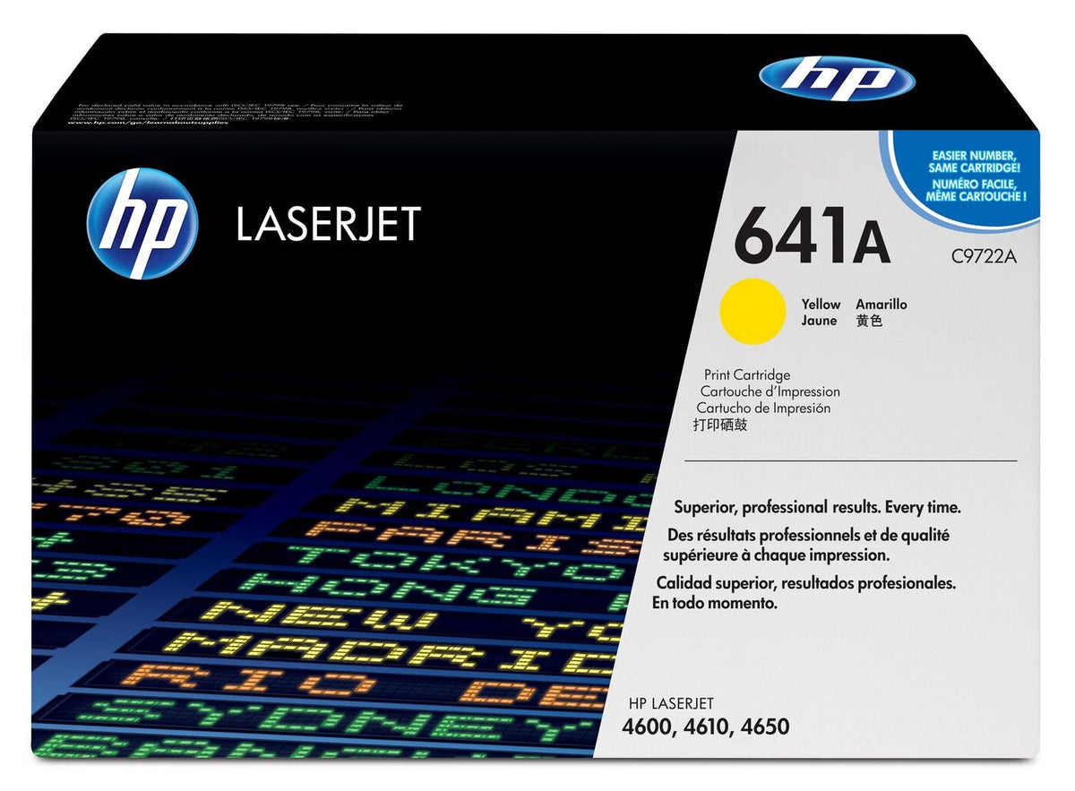 HP 641A Yellow Original LaserJet Toner Cartridge